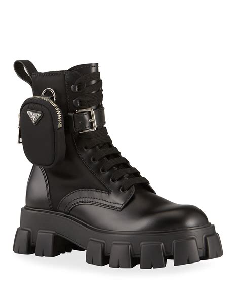 prada combat boots men|prada monolith boots men.